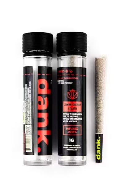 Pre-Roll | Dank | Lemon Cherry Gelato | Infused Pre-Roll | 1g