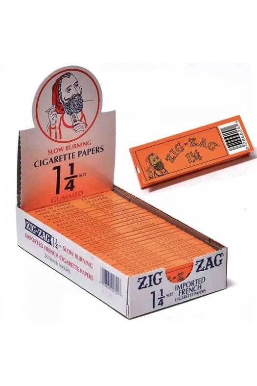 Zig Zag - Slow-Burning Rolling Papers - 1 1/4 - Orange