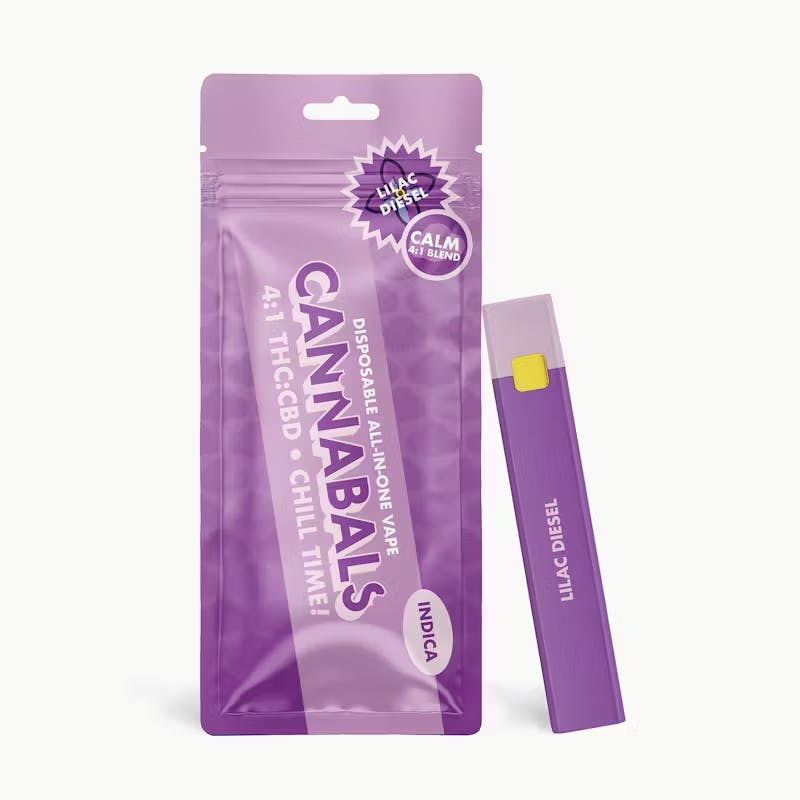 Cannabals | Lilac Diesel | Calm THC:CBD | AIO | 1g
