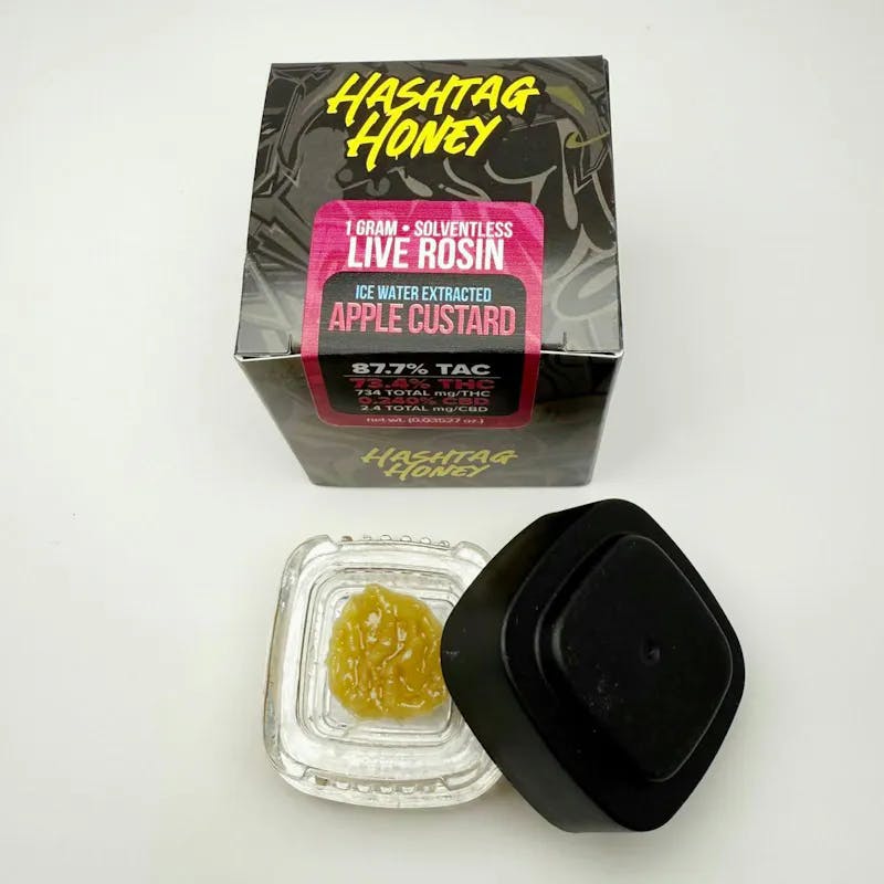Concentrate | Hashtag Honey | Live Rosin | Apple Custard | 1g