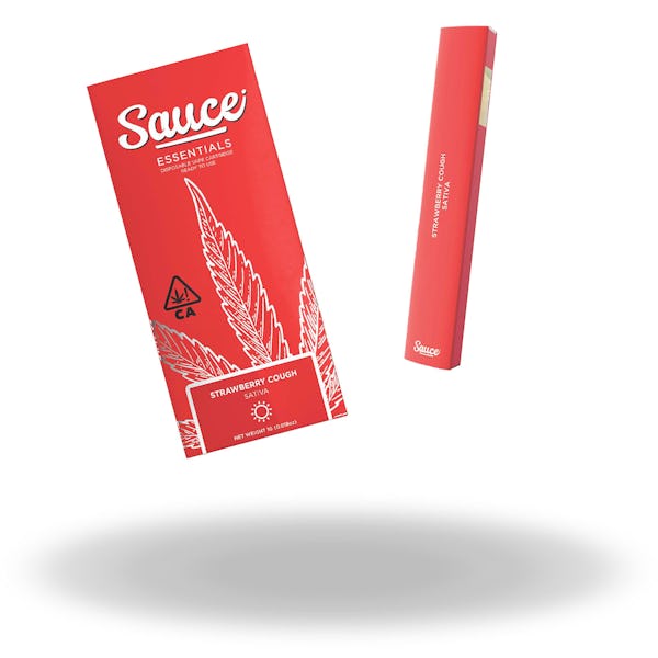 Product: Sauce | Strawberry Cough Essentials Disposable/Rechargeable All-in-one Cartridge | 1g