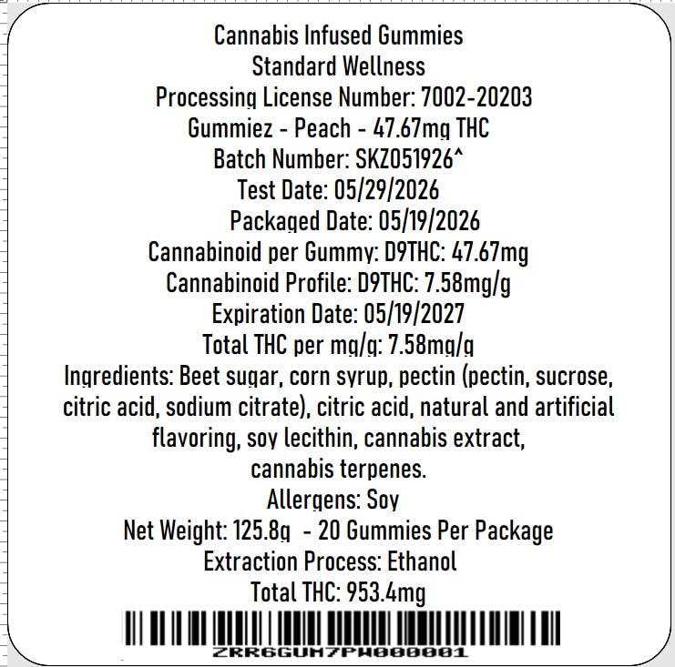 Sweet Peach 20pk