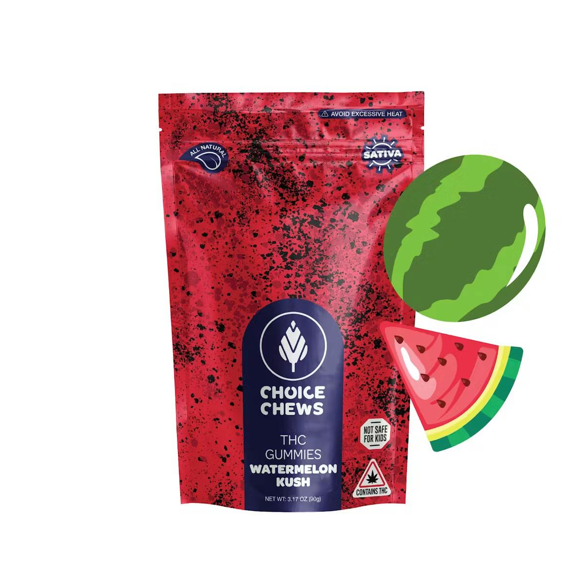 Image of Watermelon Kush | Sativa Choice Chews