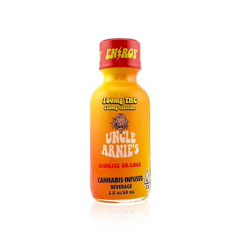 Uncle Arnies | 200mg Syrup | Sunrise Orange 200mg THC: 150mg Caffeine