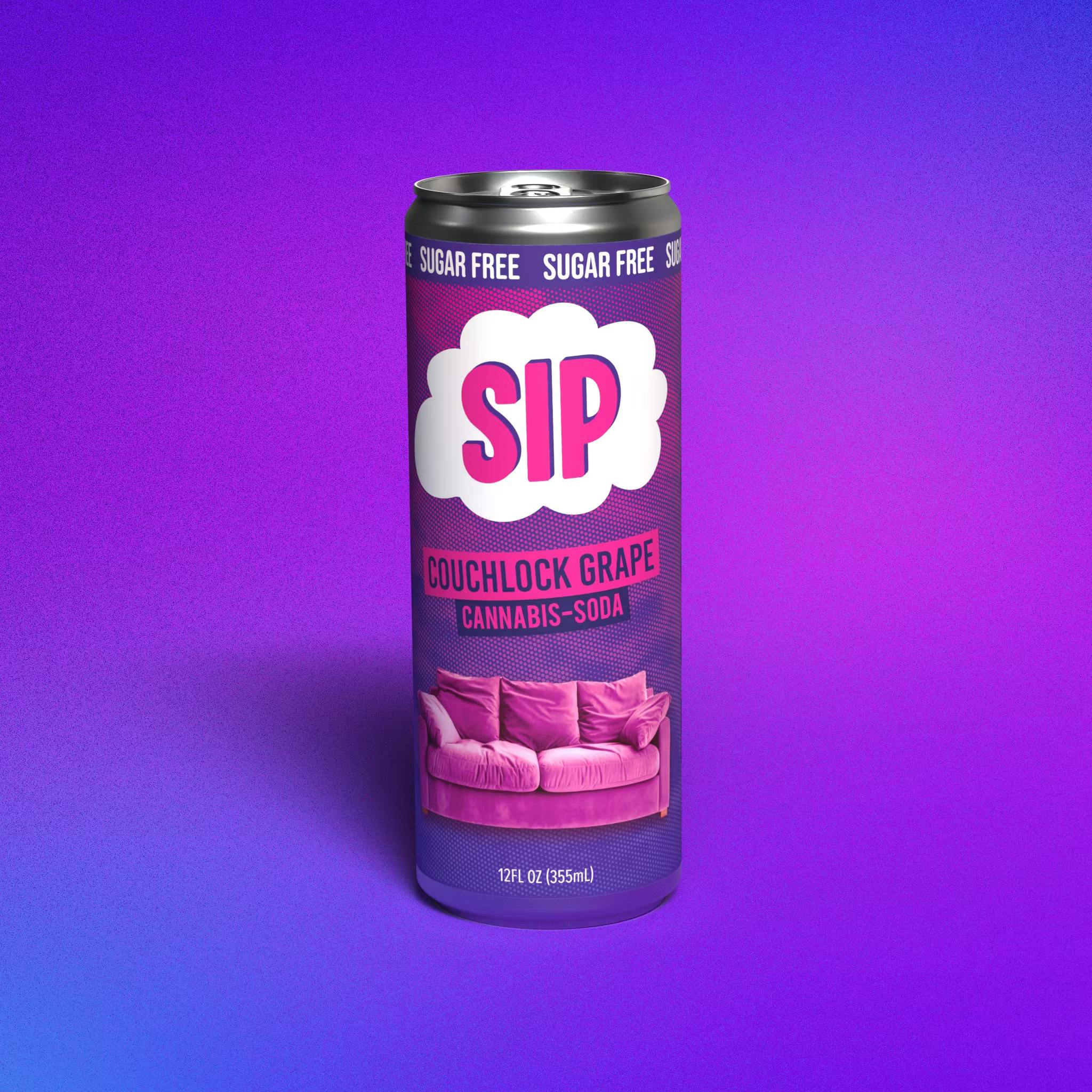 SIP - Sugar Free Soda 5mg - Couchlock Grape