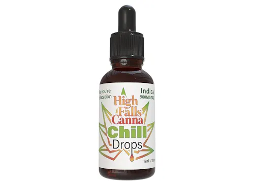 High Falls Canna | Chill Drops | THC + CBD Tincture | 15 Servings / 15mL Bottle-1