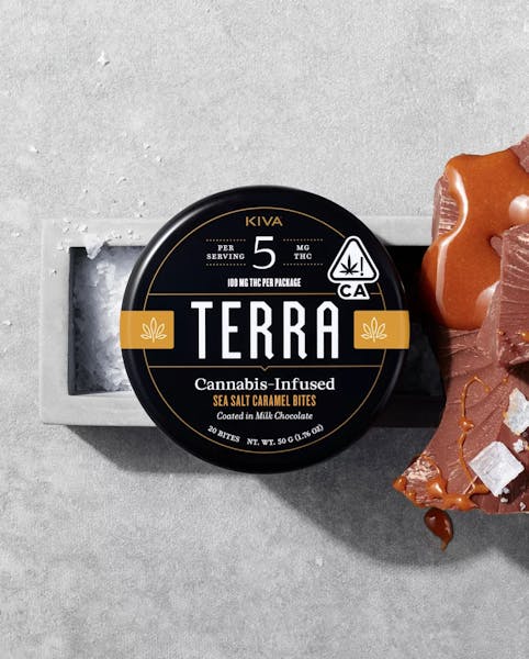 Sea Salt Caramel (H) - 100mg Terra Bites - Kiva