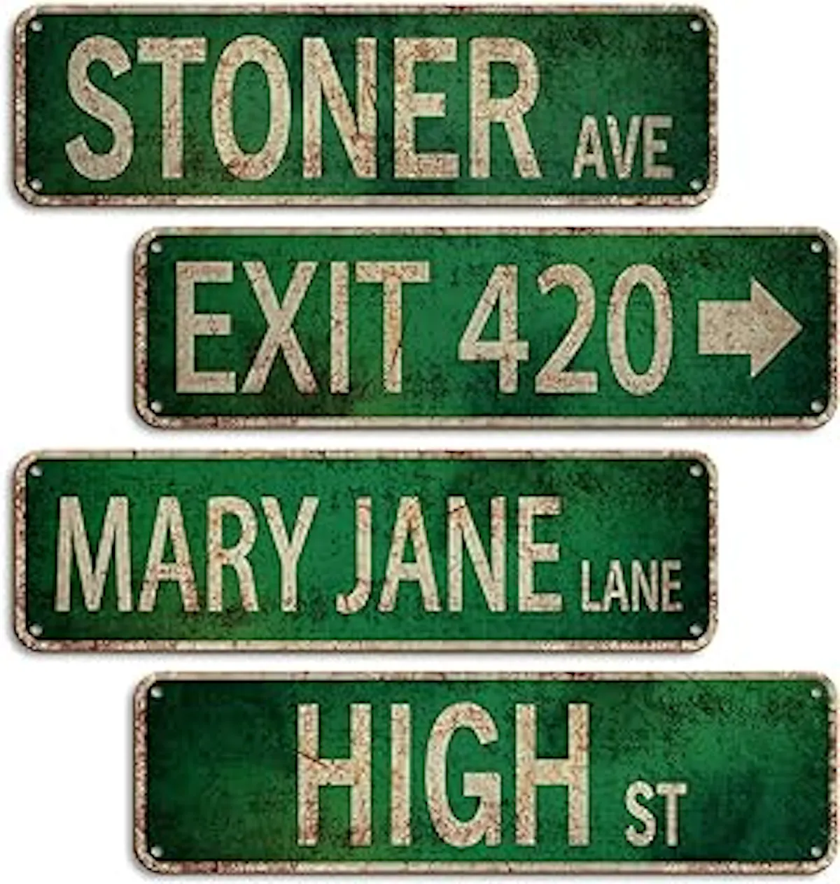 Cannabis Decor l PVC Street Sign l 1pk - Eastern Green Cannabis ...
