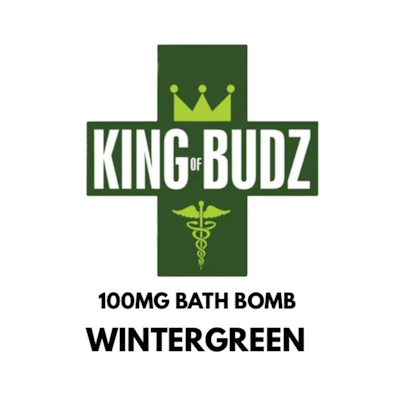 KOB - 100mg CBD Bath Bomb - WINTERGREEN
