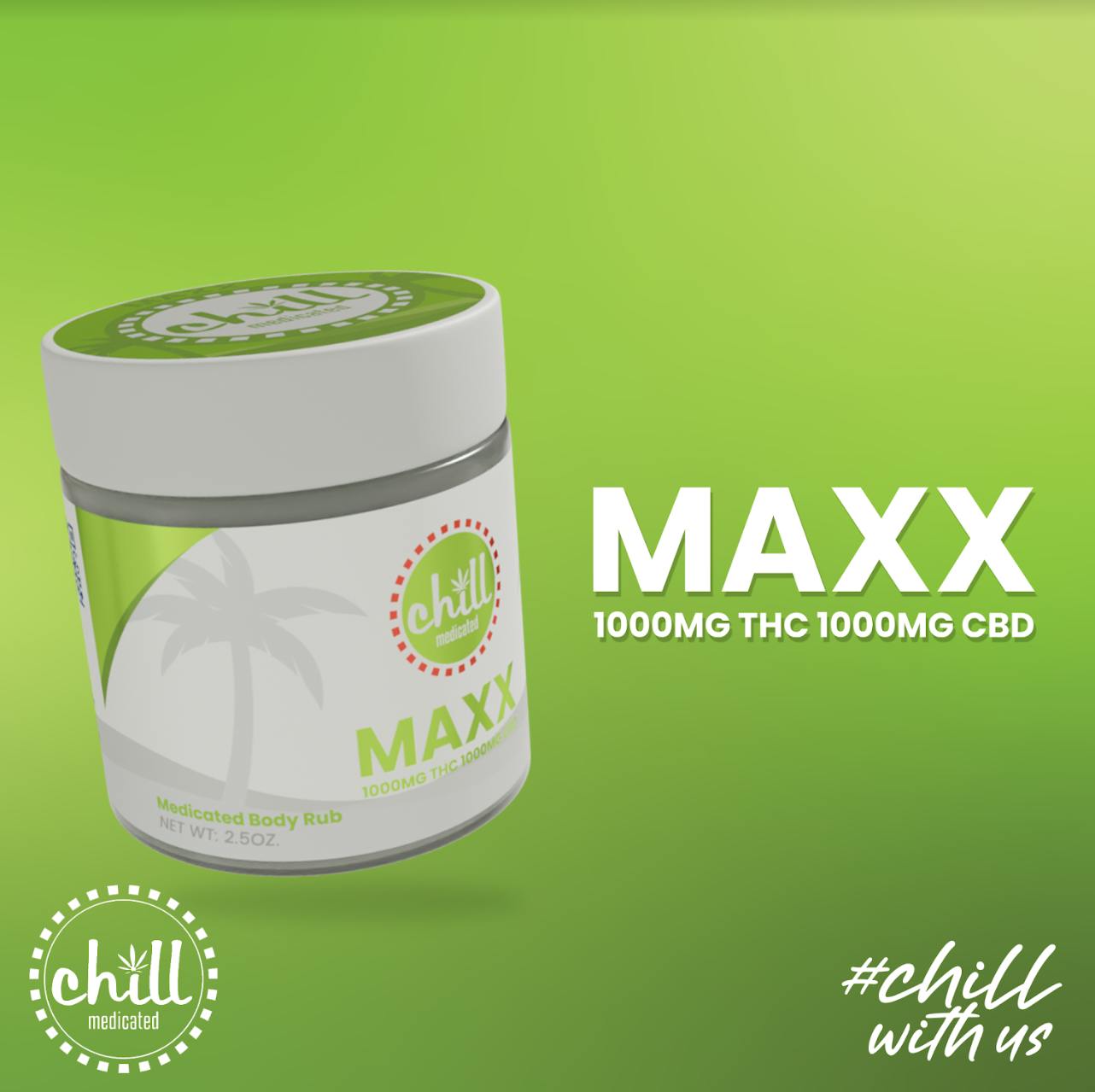 Product: Maxx Body Rub | 1:1 | Chill Medicated