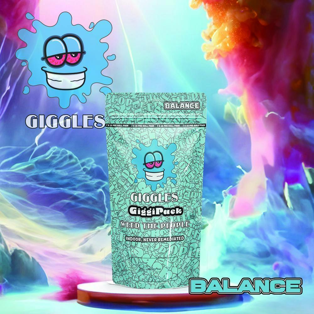 Giggles - 7-Pack 1g Prerolls - 10k Jack