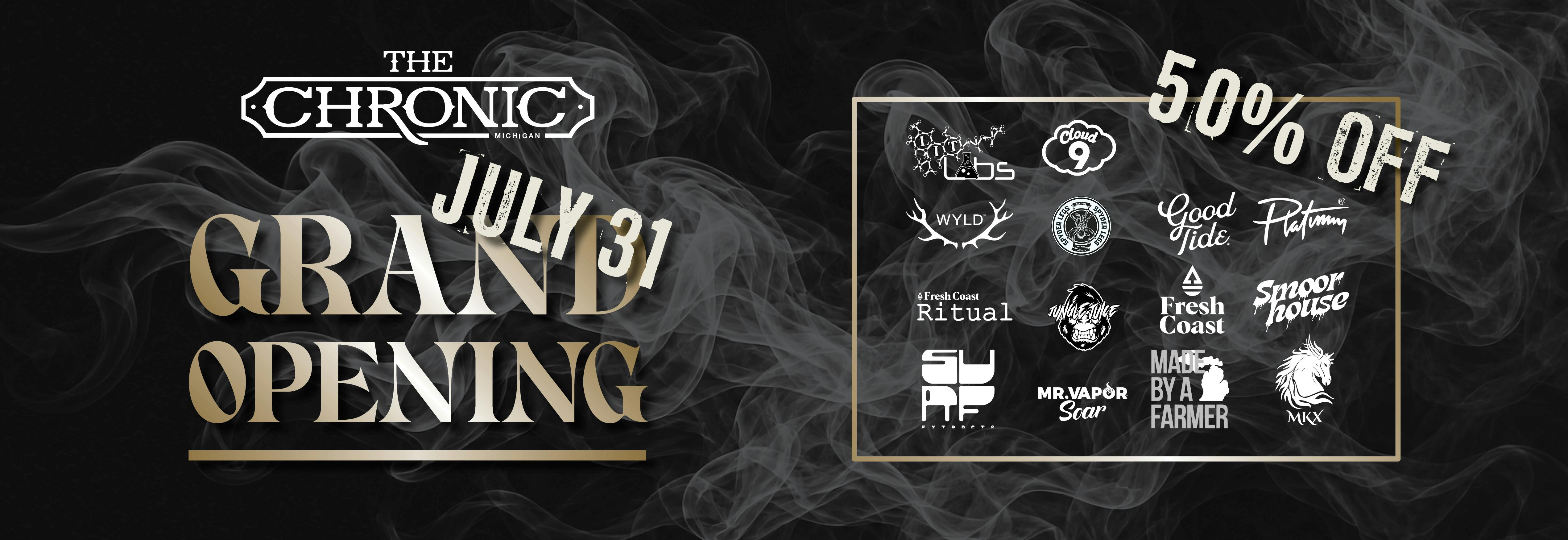 Grand Opening July 31st