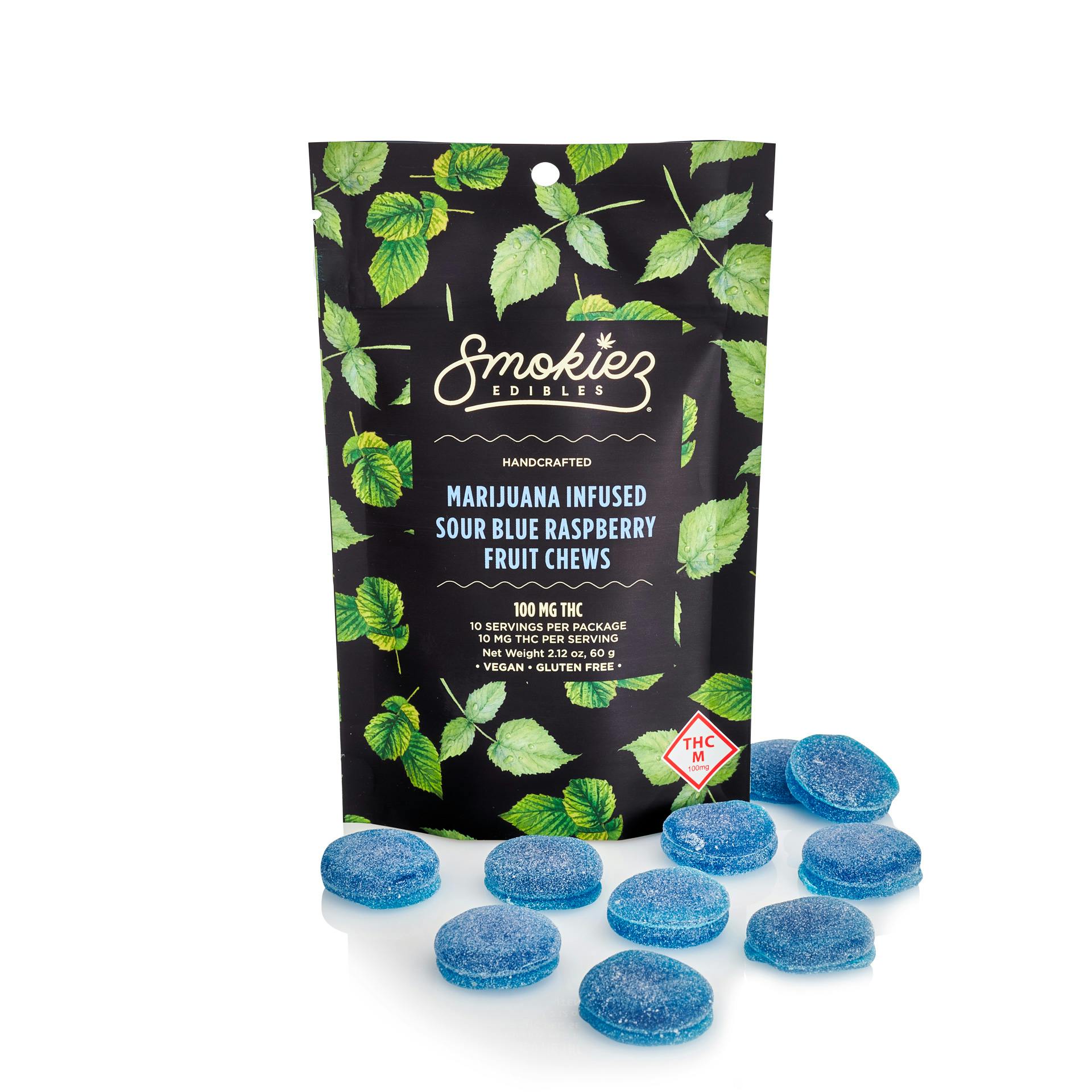 Smokiez Edibles Sour Blue Raspberry
