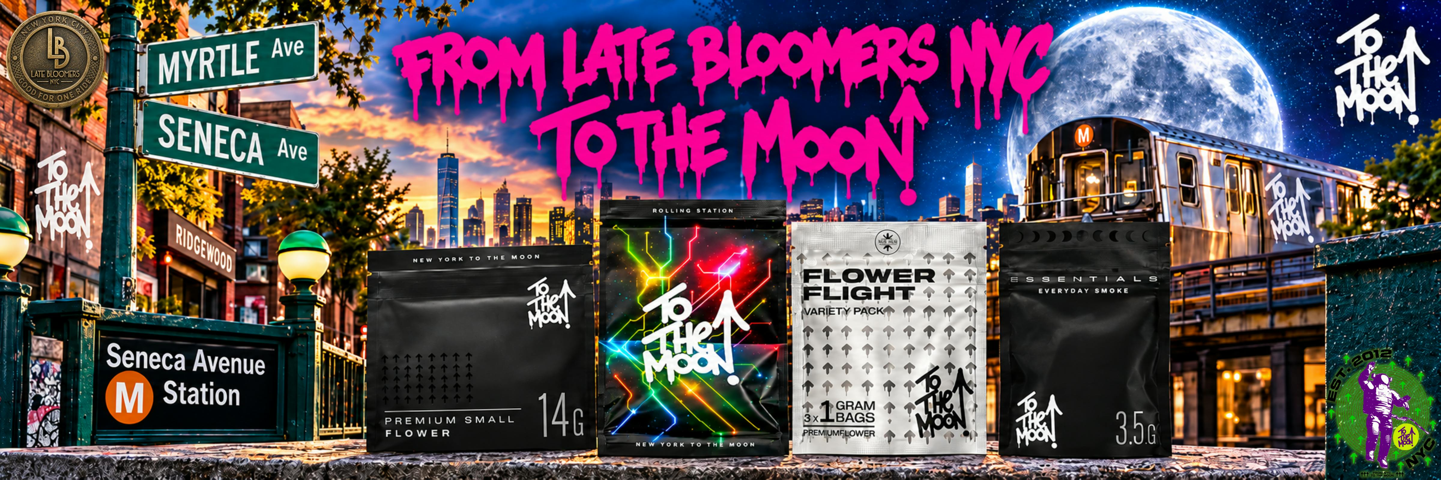 TO THE MOON x LATE BLOOMERS NYC