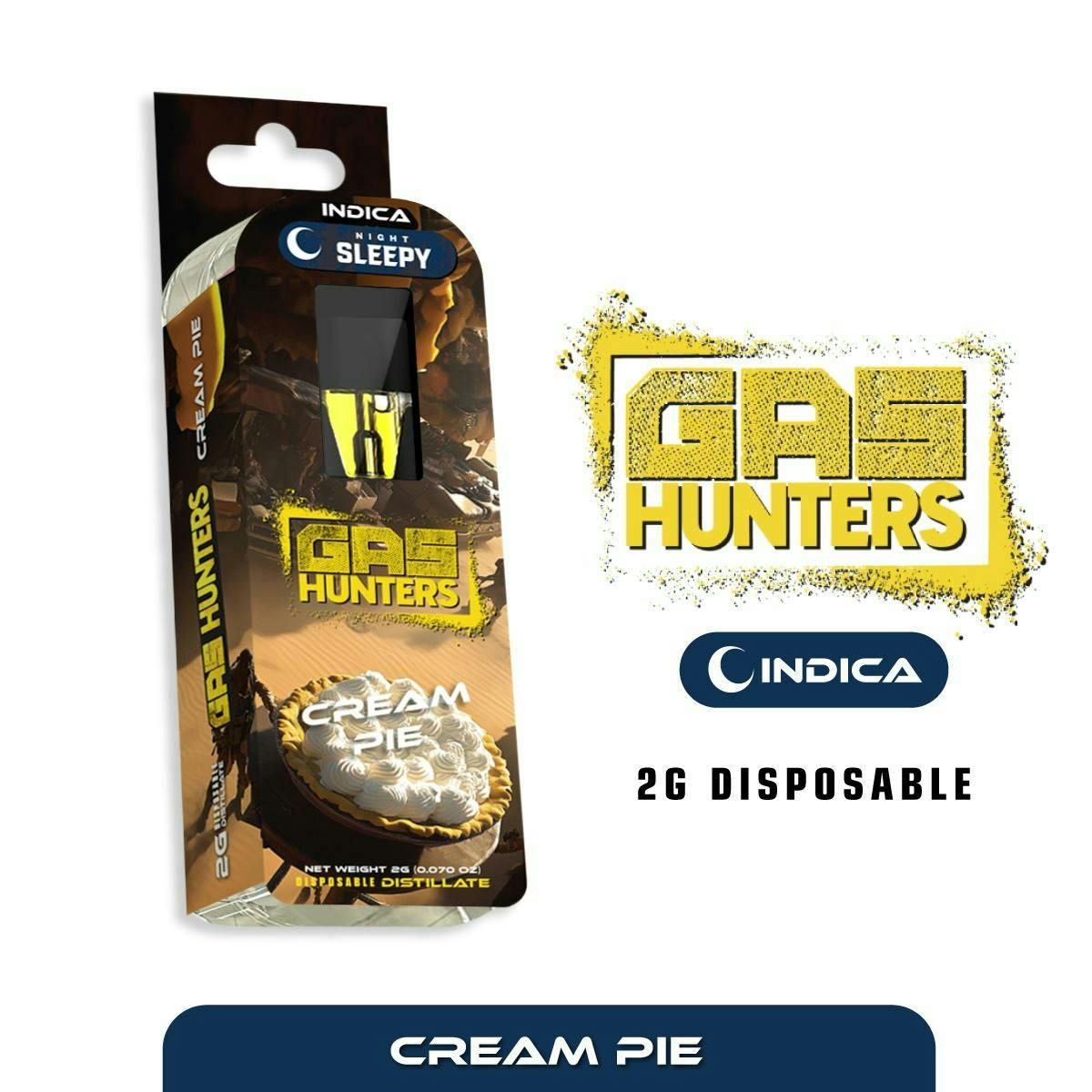 Product: Gas Hunters | Disposable Vape - 2g - Cream Pie