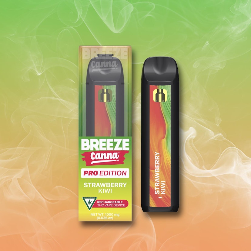Breeze Canna Pro Disposable Vape | Strawberry Kiwi