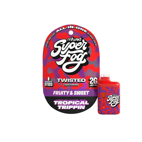 Tropical Trippin | Liquid Diamond Twisted Jefe AIO | 2g-active