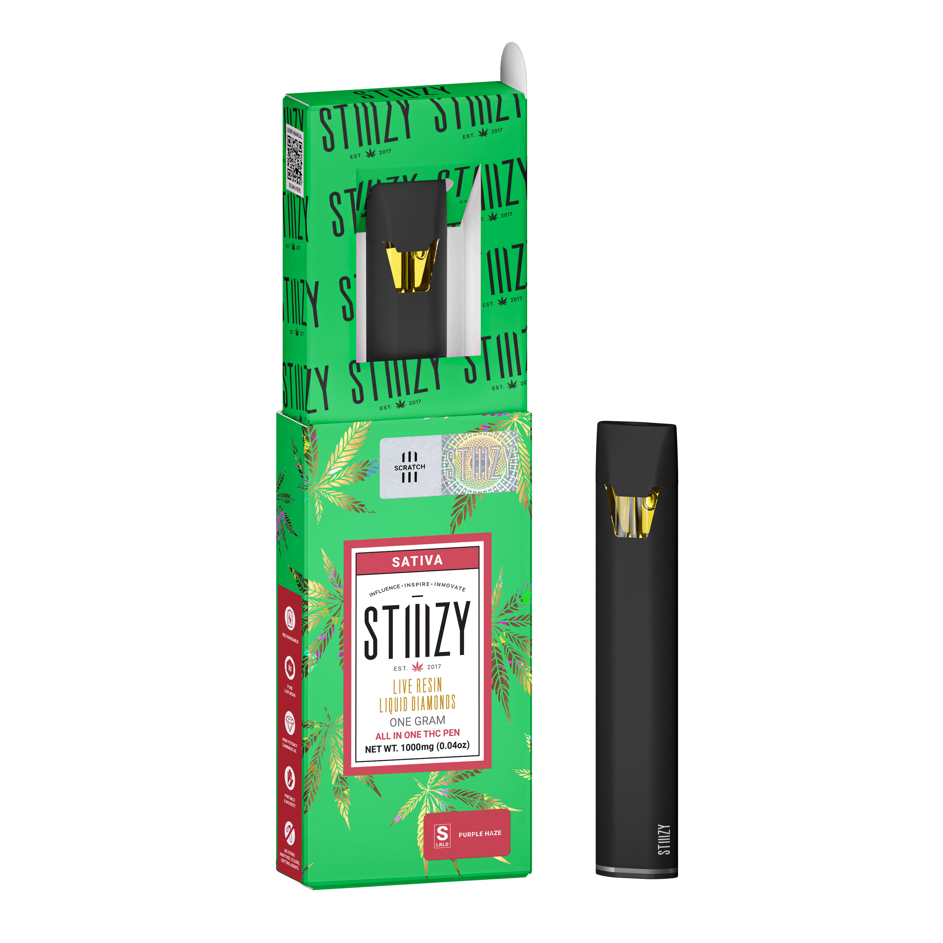 Stiiizy | Purple Haze | Live Resin Disposable Vape