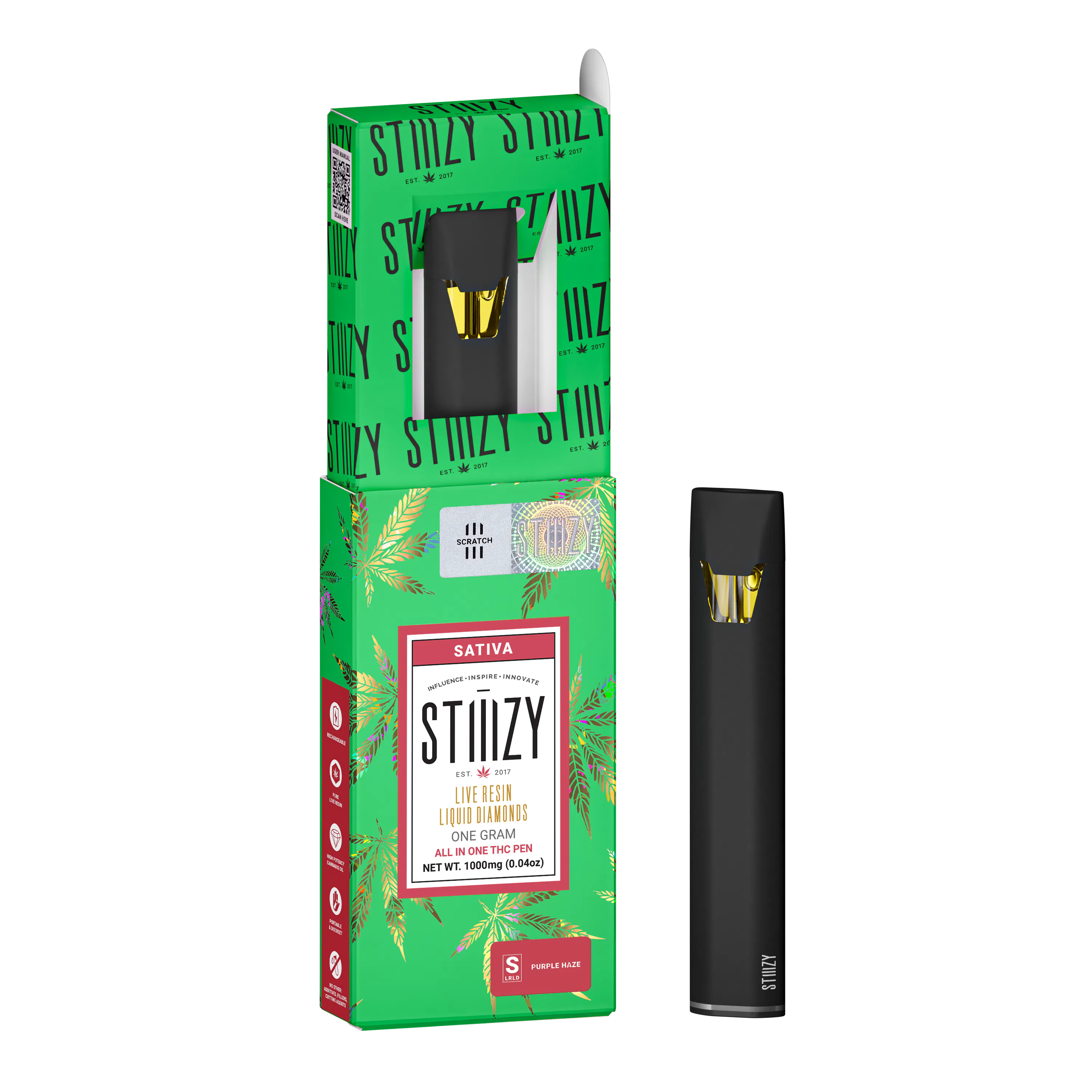 Stiiizy - AIO Liquid Diamonds - Purple Haze (S) at The Mint - Power