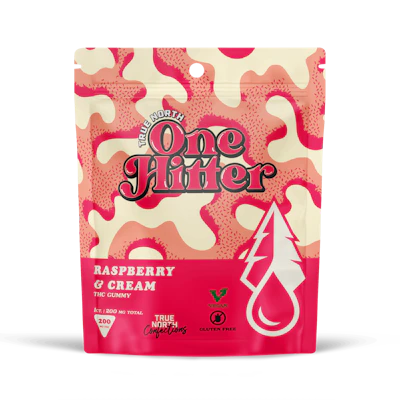 True North - 200mg Single Gummy - Raspberry & Cream