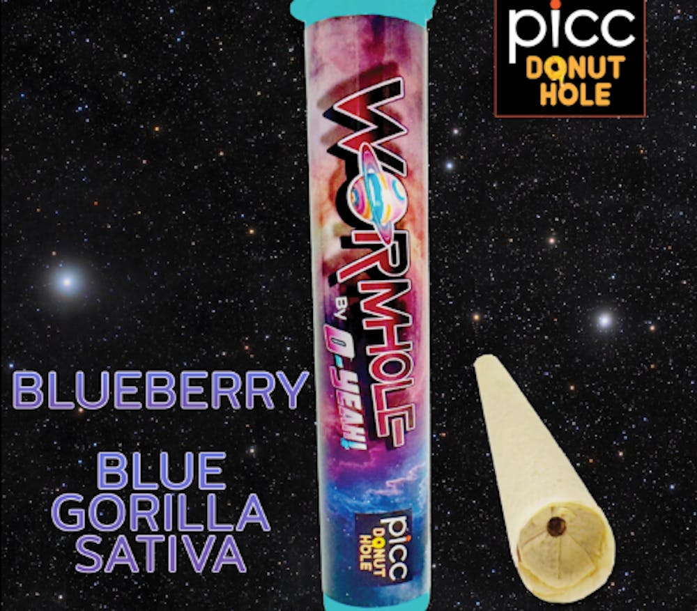 Product Oh Yeah! Worm Hole | Blueberry Blue Gorilla (S) Picc