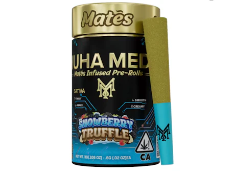 Muha Mates - 5-Pack .6g Infused Prerolls - Snowberry Truffle - product image at King of Budz