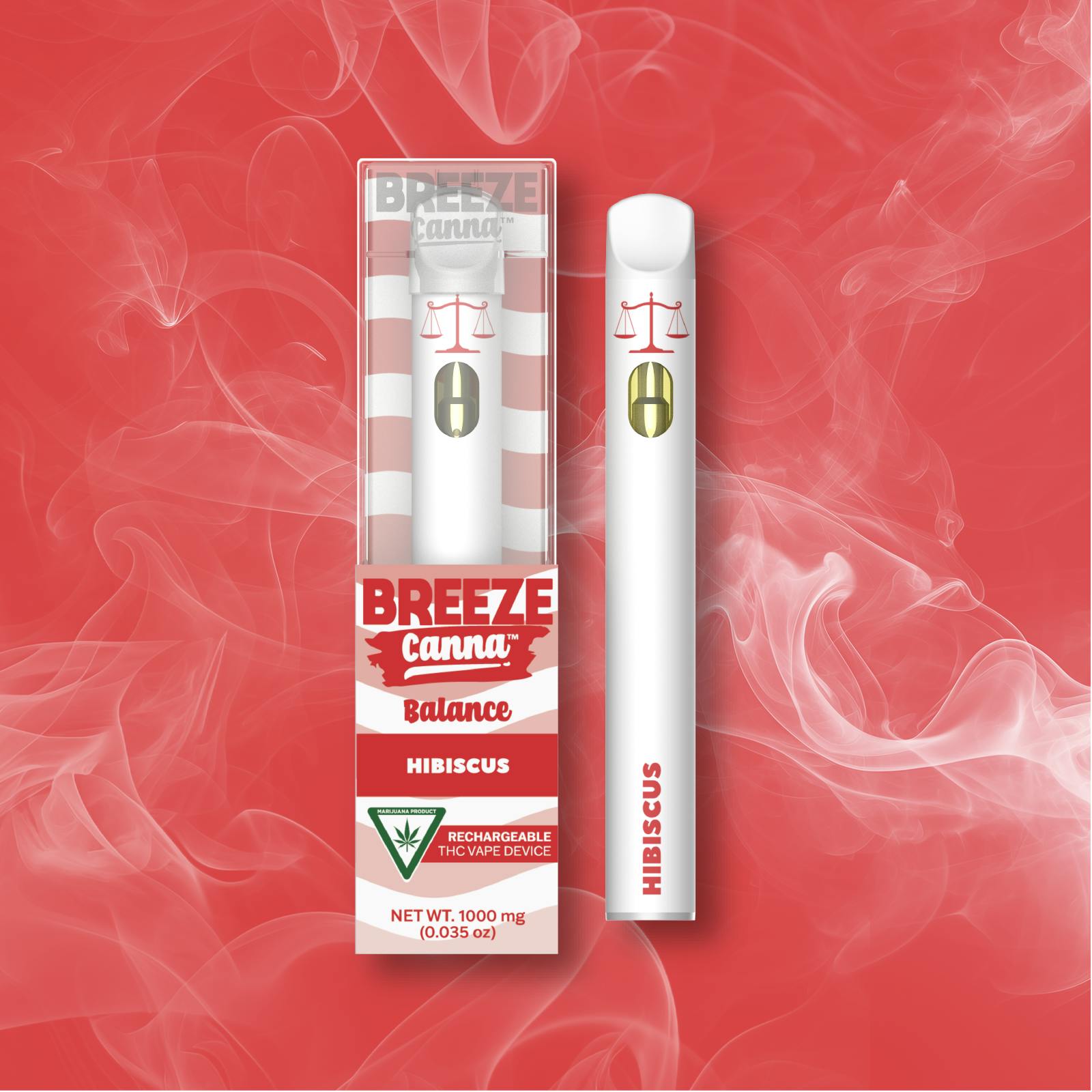 Hibiscus - Balance 1g PLUS Vape Device — BREEZE Canna