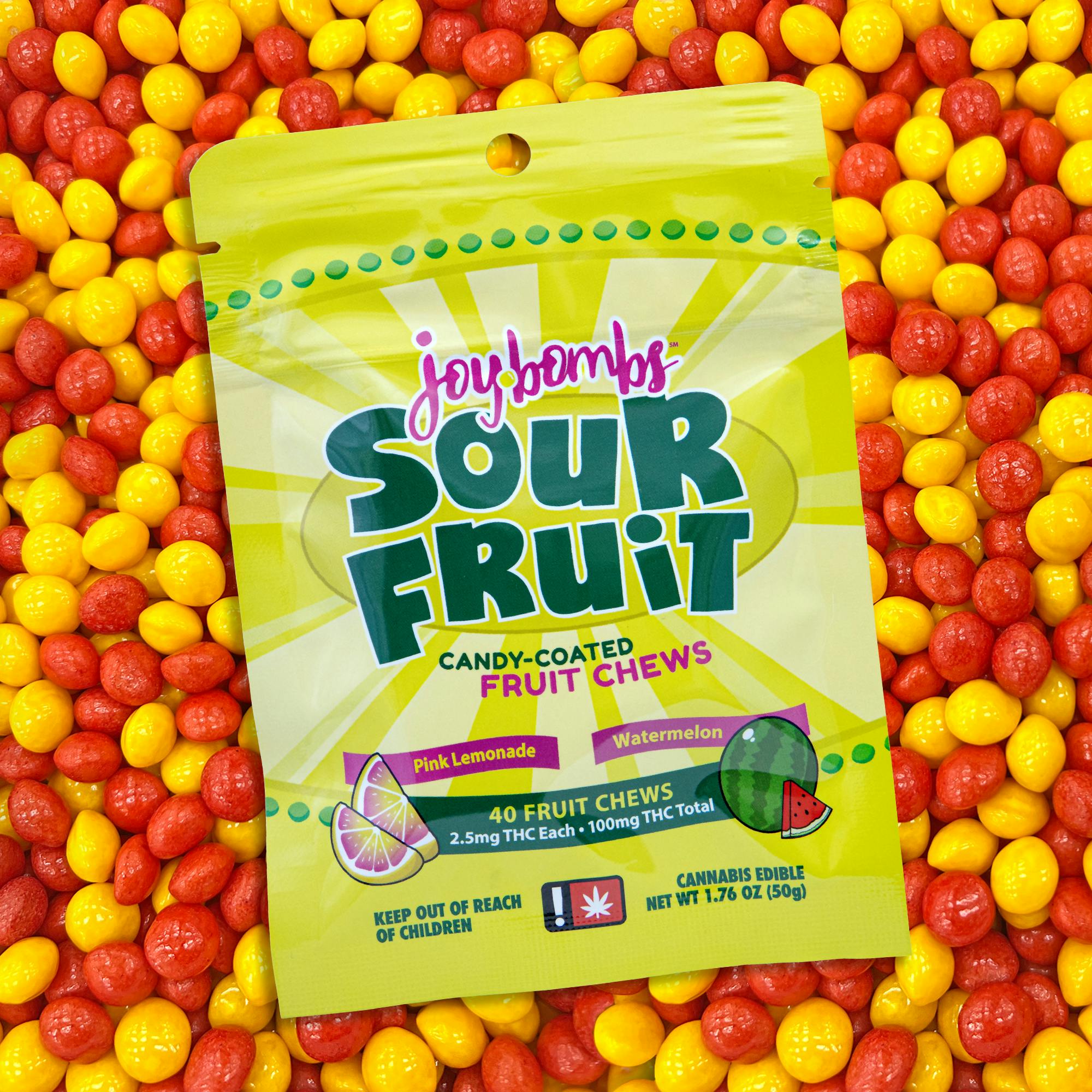 Photo of Joy Bombs Sour Fruit (40pk / 100mg THC)
