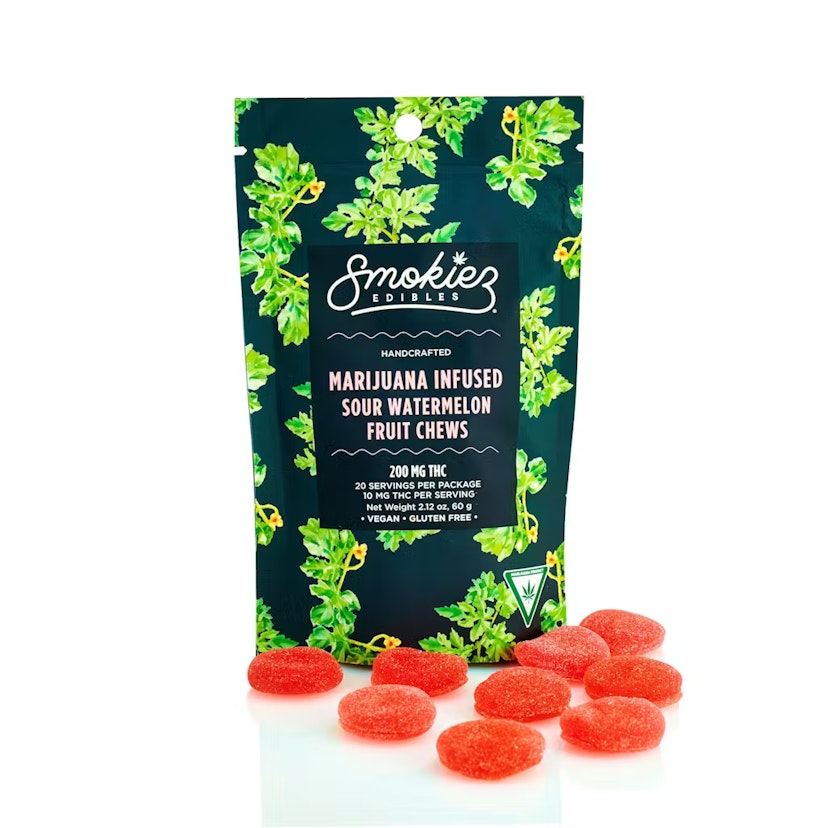 Smokiez | 200mg Gummies | Sour Watermelon