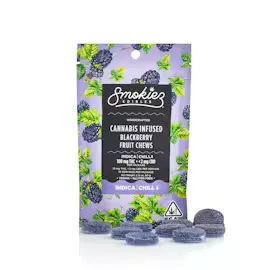 Smokiez Original 10pk - Indica Blackberry Fruit Chews 100mg at