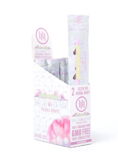 High Hemp Organic Wraps Pink Clouds Cotton Candy