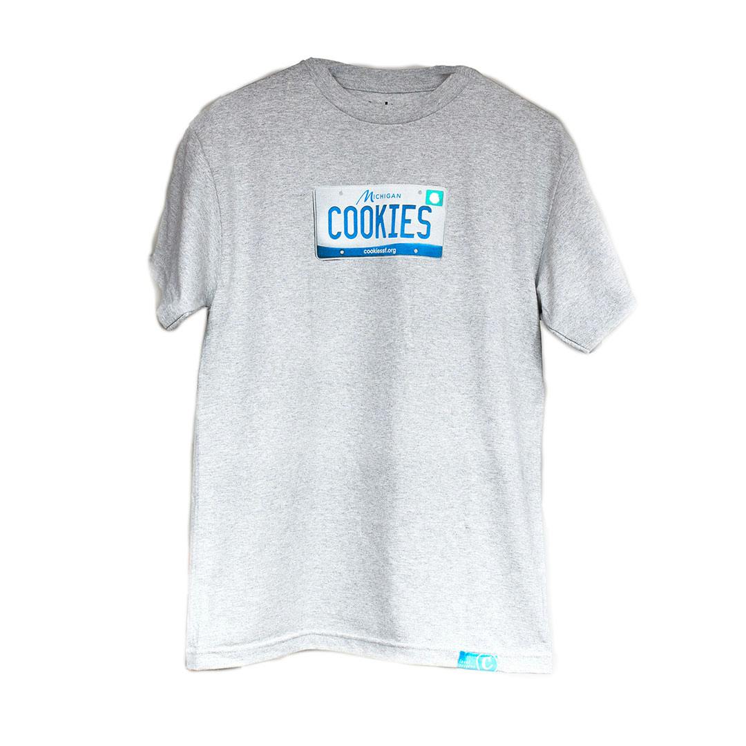 Cookies License T-Shirt Gray (3XL) | Cookies Detroit