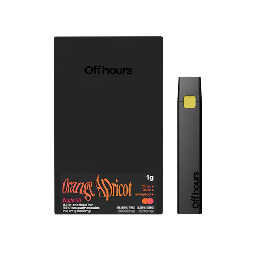 OFF HOURS | ORANGE APRICOT | ALL-IN-ONE DISPOSABLE | 1G-active