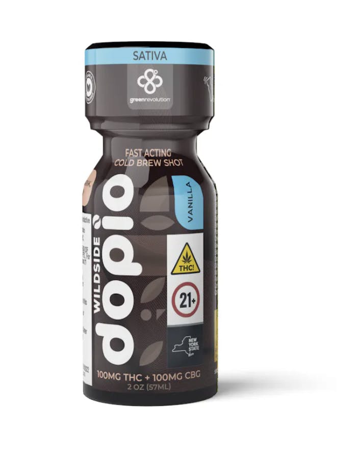 Beverages | Green Revolution | Dopio Cold Brew | Vanilla (1:1) | 100mg