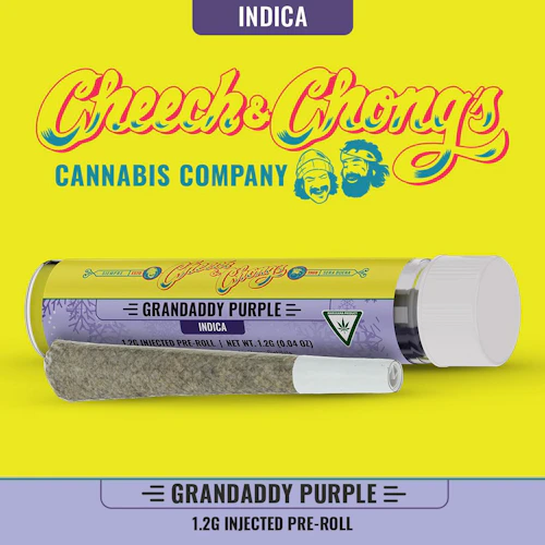 Cheech & Chong - 1.2g Injected Infused Preroll - Grandaddy Purple (I)