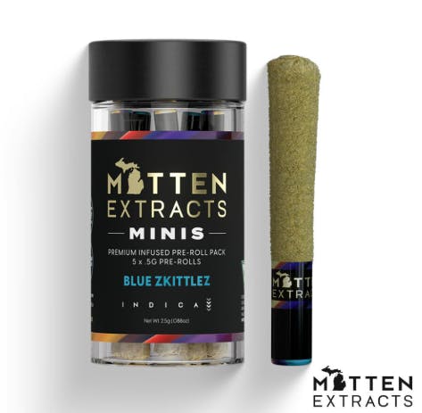 Photo of Blue Zkittlez Infused Pre-Rolls | 5pk | 2.5G