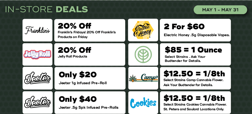 Kind Goods - Manchester Menu - a Cannabis Dispensary in Manchester, MO