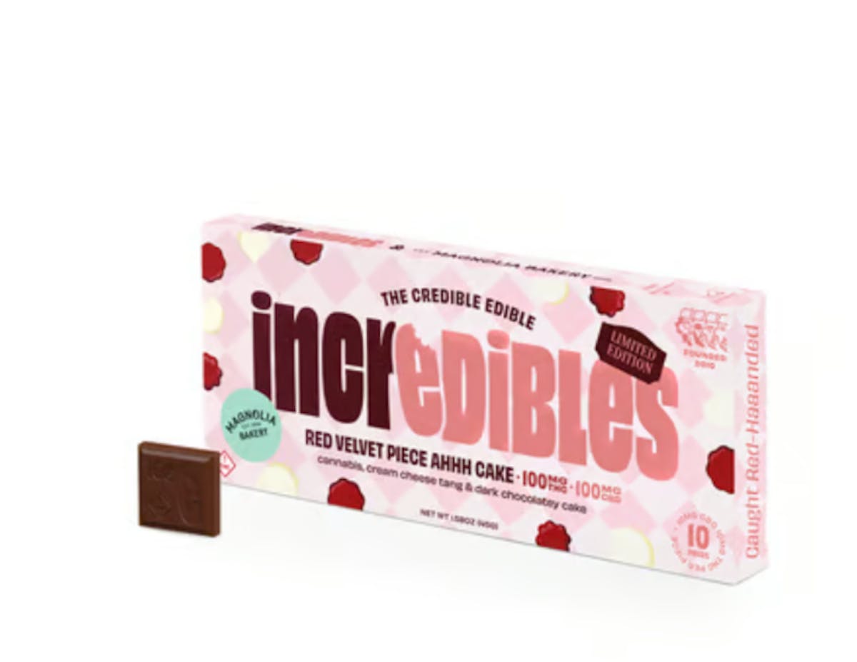 Photo of Incredibles 1:1 Red Velvet Cake 100mg (THC:CBD)
