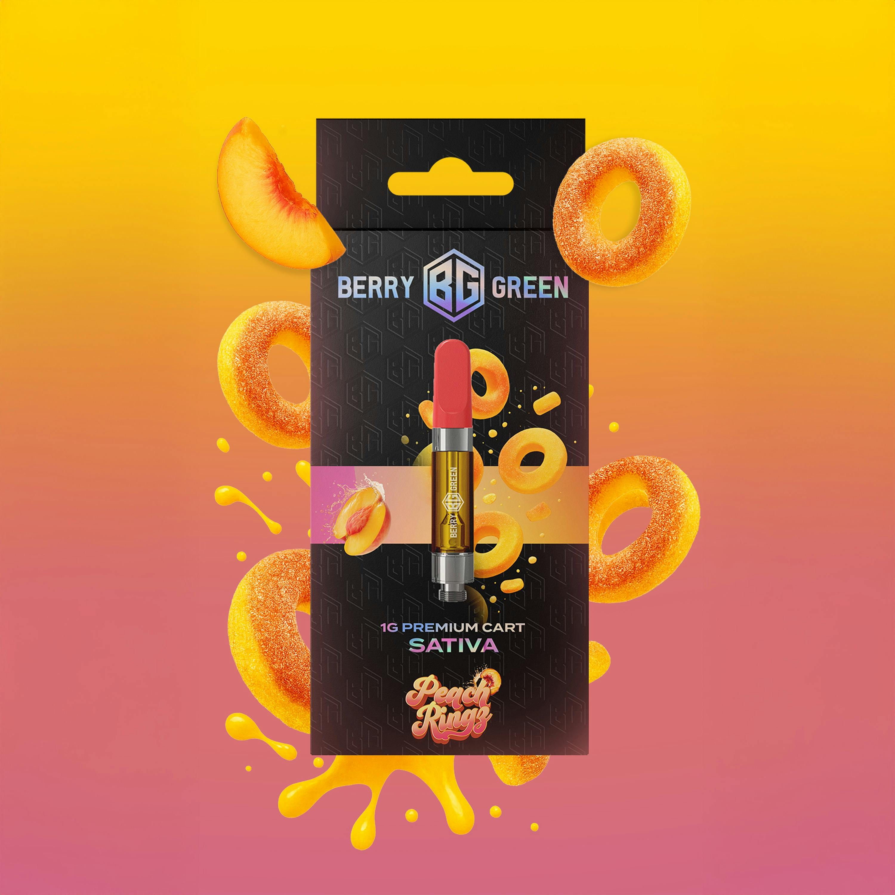 Berry Green - 1g Cart - Peach Rings