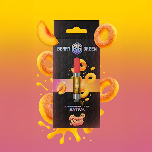 Berry Green - 1g Cart - Peach Rings