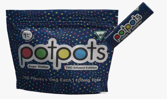 Product: Dark Chocolate Potpots | 1mg x 100pcs | Dream Edibles