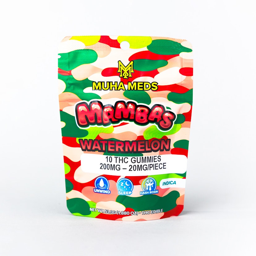 Muha Mambas 200mg Gummies Watermelon