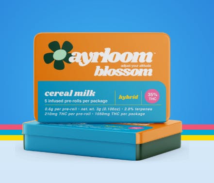 Ayrloom-Pre-Roll-5pk 0.6G-Cereal Milk-1