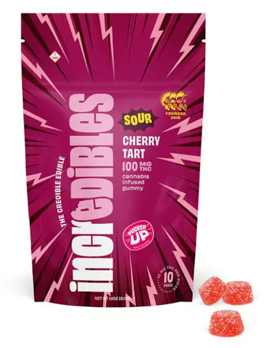 Incredibles Sour Cherry Tart Gummy 10mg x 10ct – 2901-1