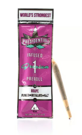 Product: PRESIDENTIAL | GRAPE | MOONROCK | INFUSED PRE-ROLL INDICA
