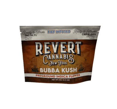 Bubba Kush Kief Kief Infused Ground Flower - The Flowery NY