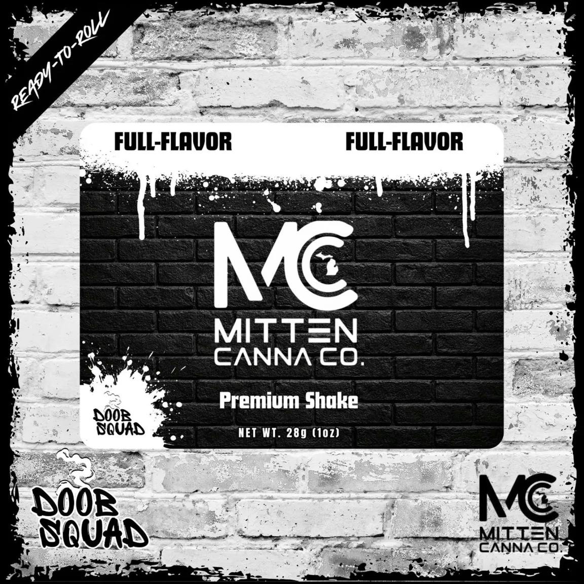 Doob Squad x Mitten Canna - 28g Prepack Shake - Pineapple Fantaz