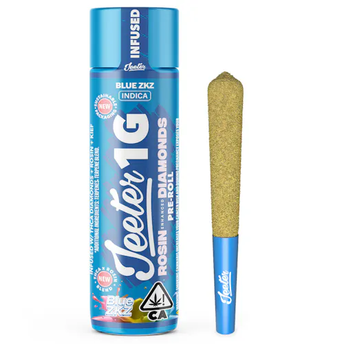 Blue ZKZ Jeeter Infused Pre-Roll | 1g-1