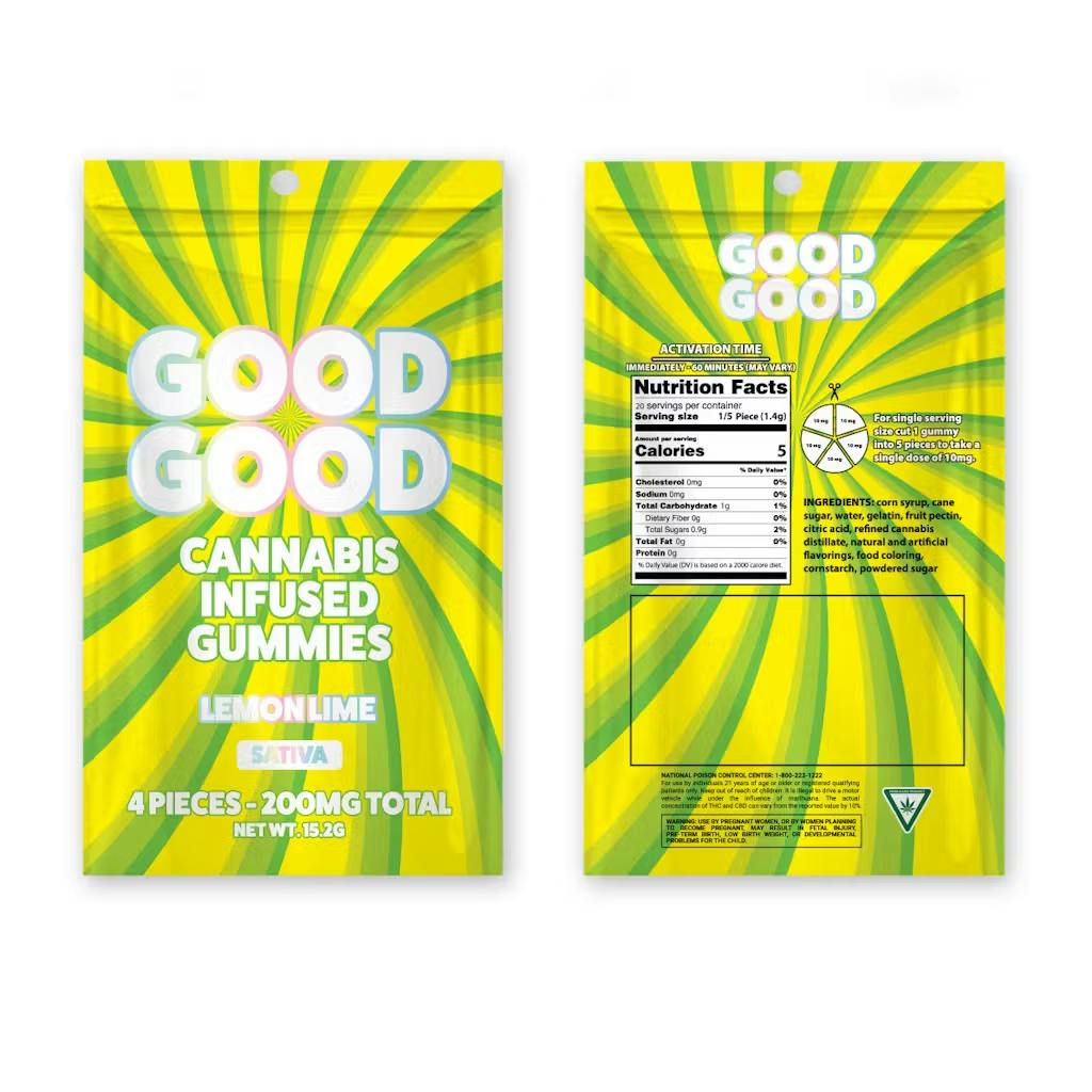 Good Good - 200mg Gummies - Lemon Lime