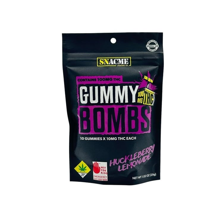 Gummy Bombs: Huckleberry Lemonade - 10pk 100mg